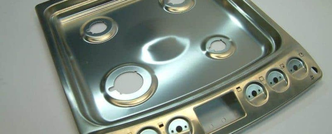 Cooker top pressing and stamping metalwork