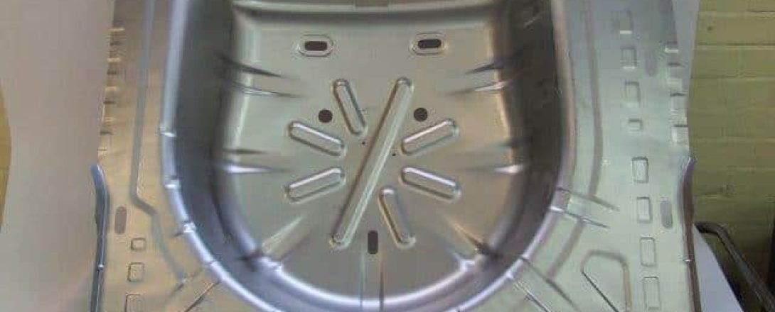 spare wheel holder automotive stamped sheet metal